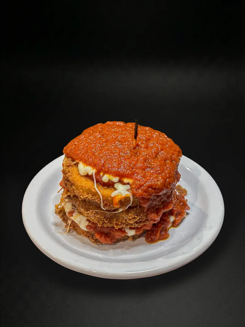 Eggplant stack at Macarena's Kitchen